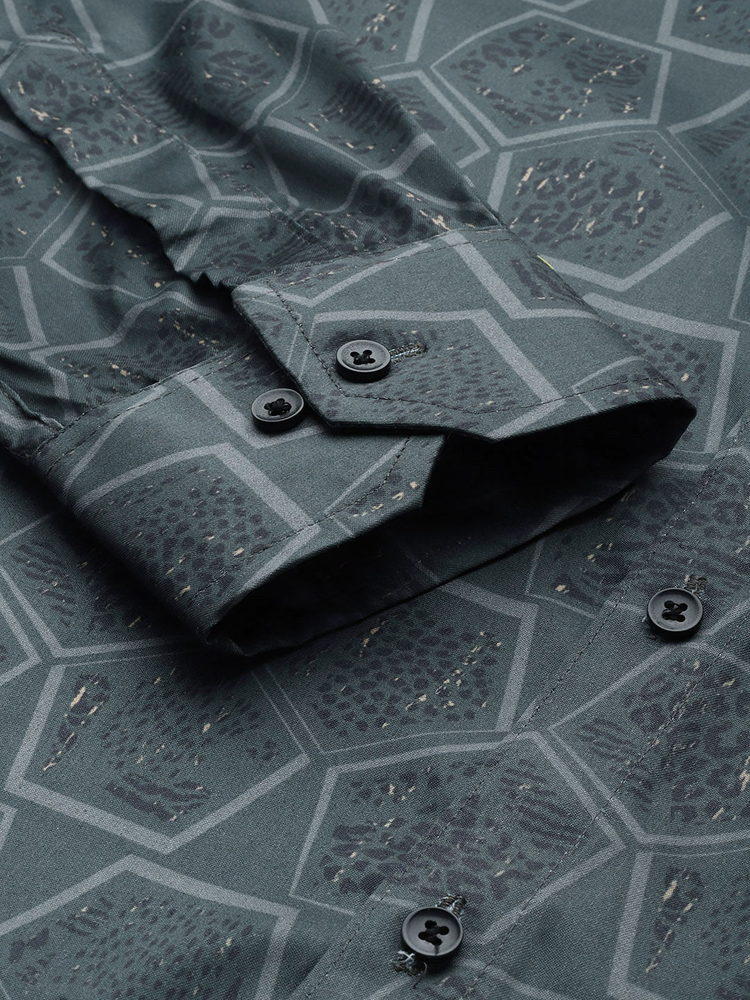 Charcoal: Spread Collar Shirt