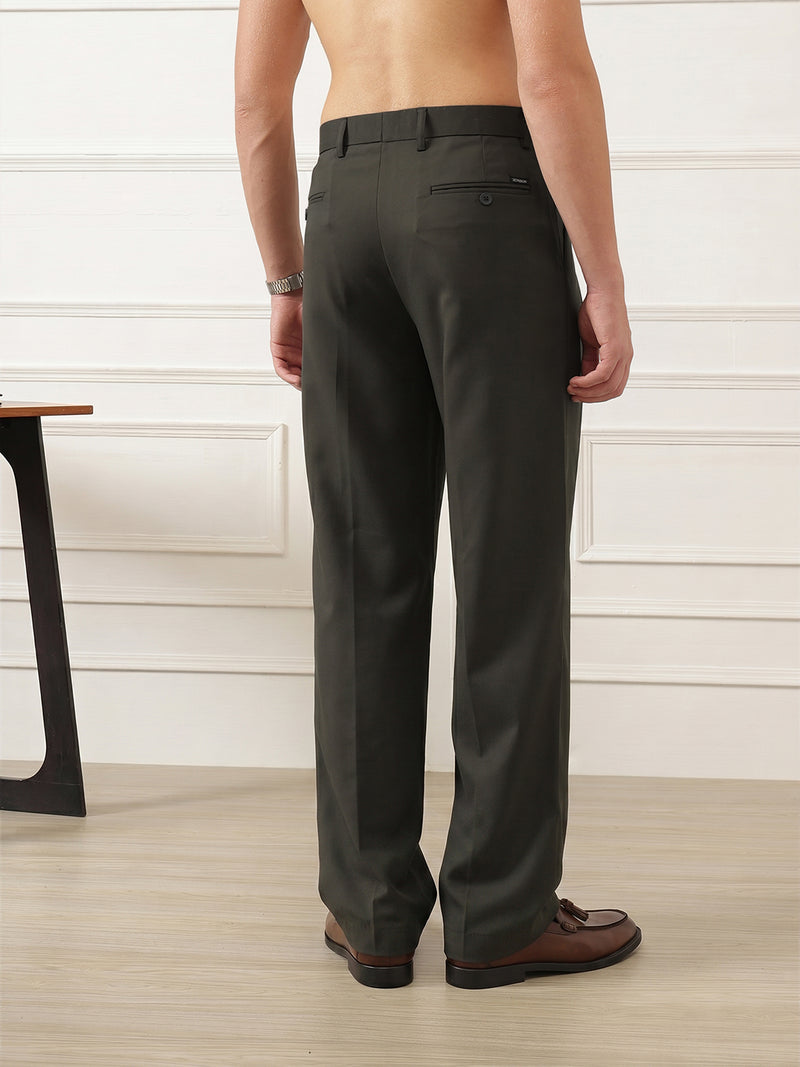 Wide Leg Pleated Korean Pant