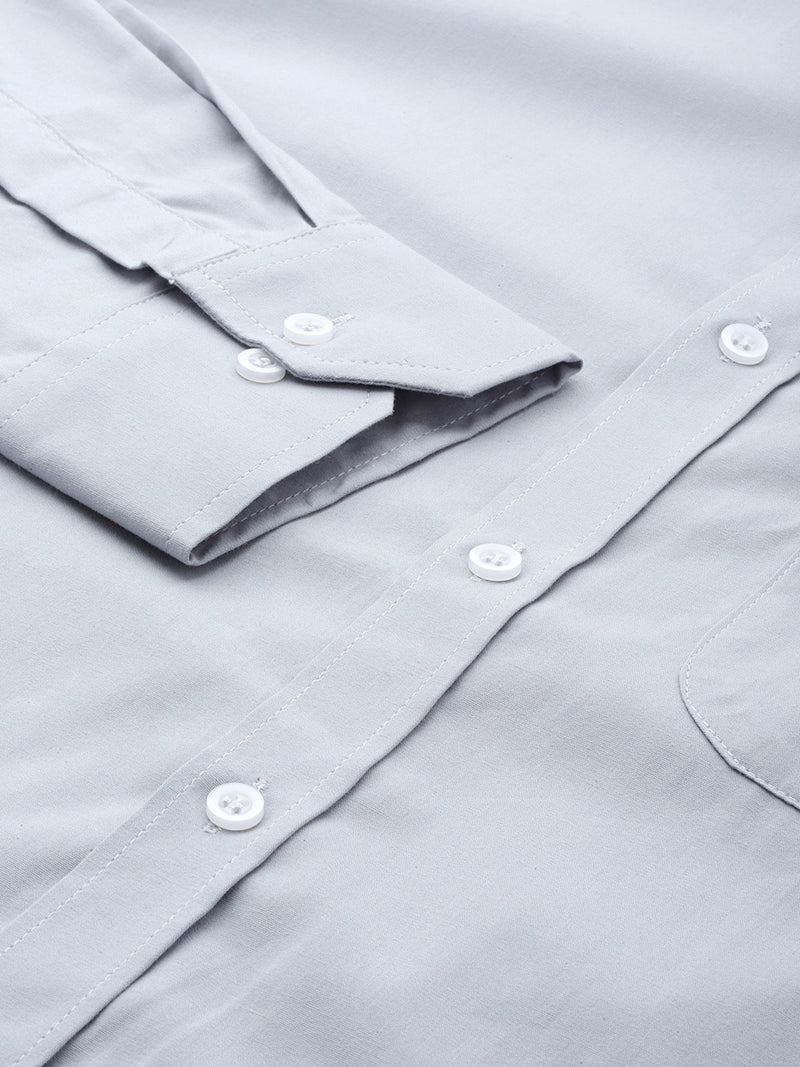 Grey: Laffer Smart Opaque Formal Shirt