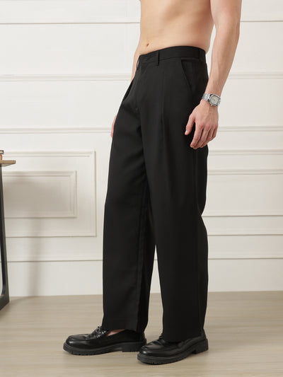 Wide Leg Pleated Korean Pant