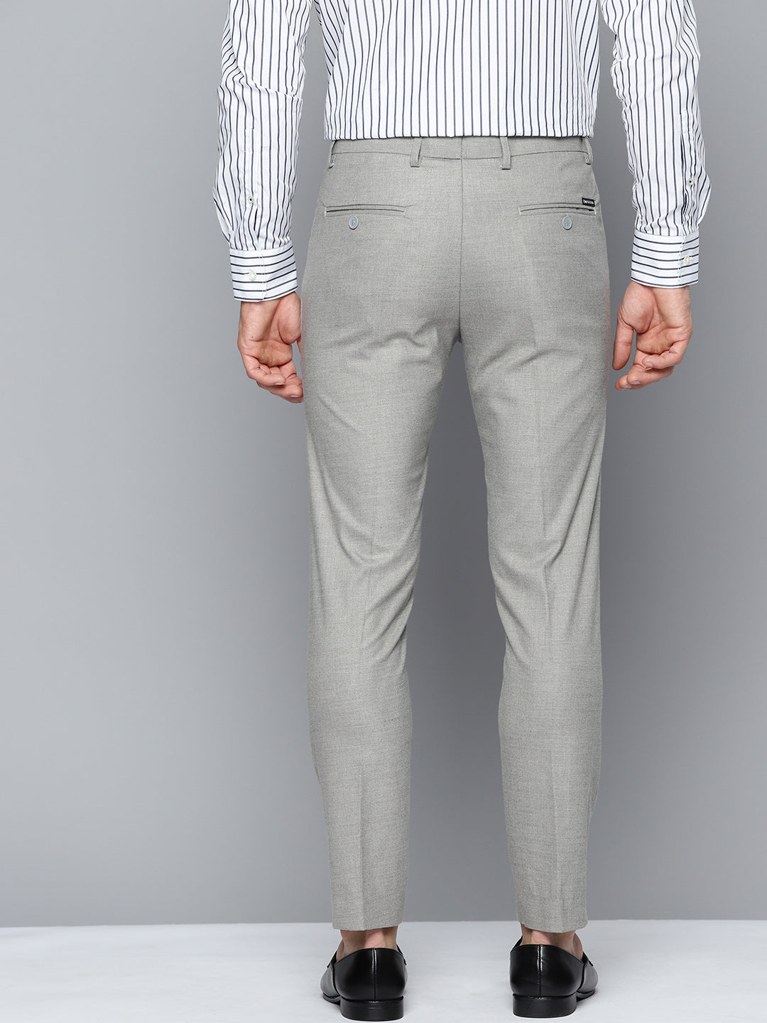 Light Grey Wool Trousers
