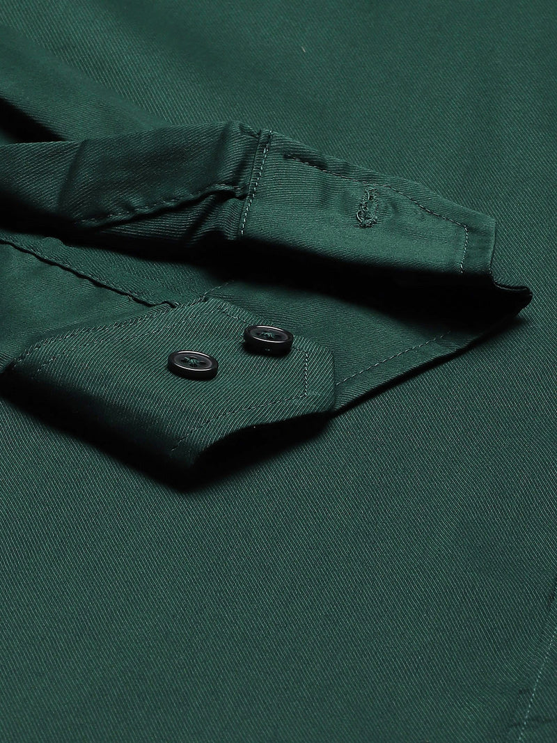 Green: Party Wear Formal Shirt