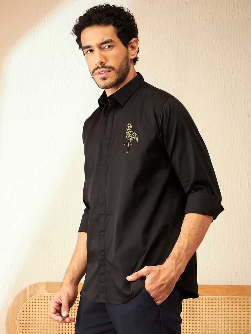 Black Casual Shirt