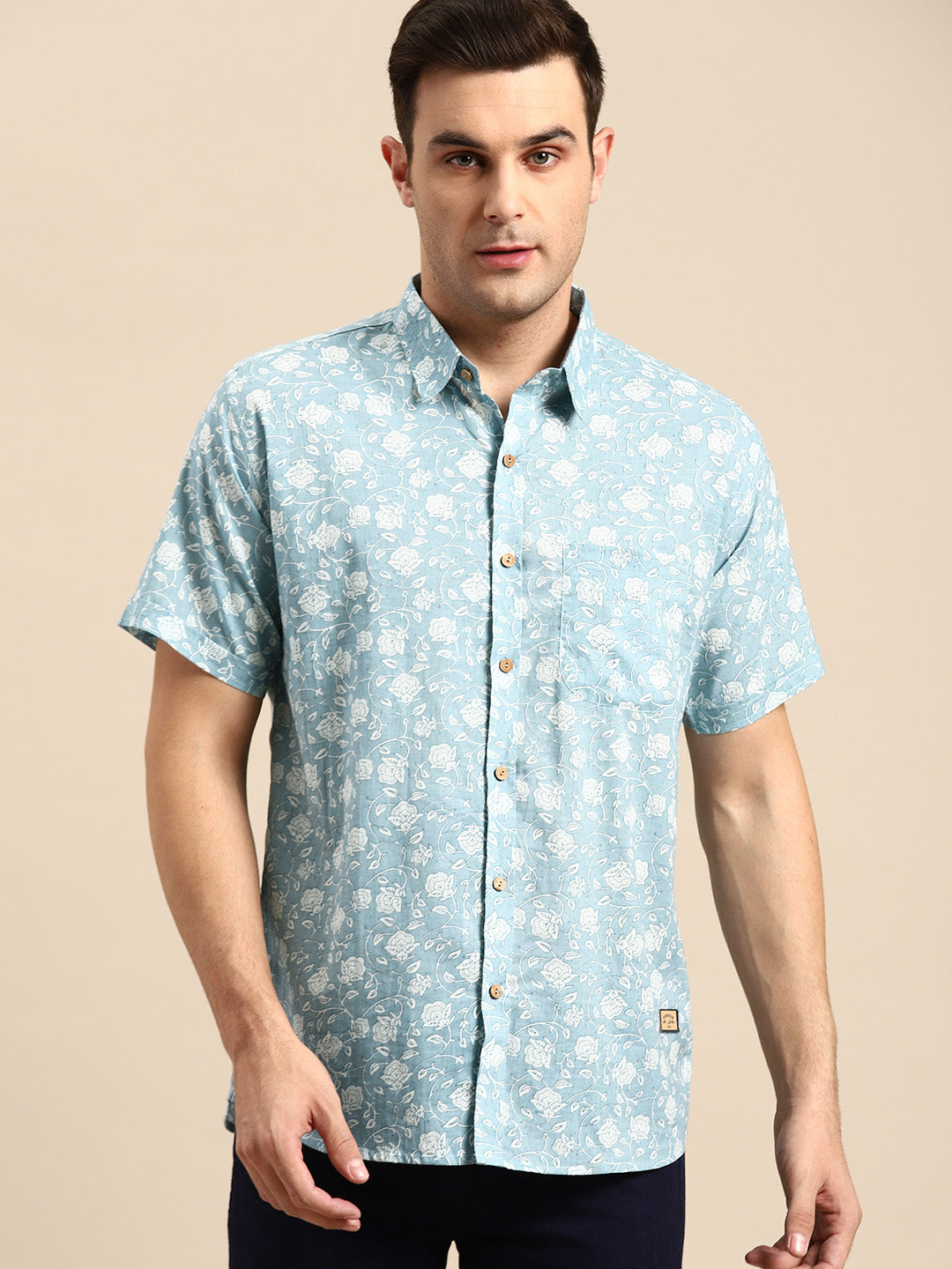 DENNISON Men Block Printed Shirt