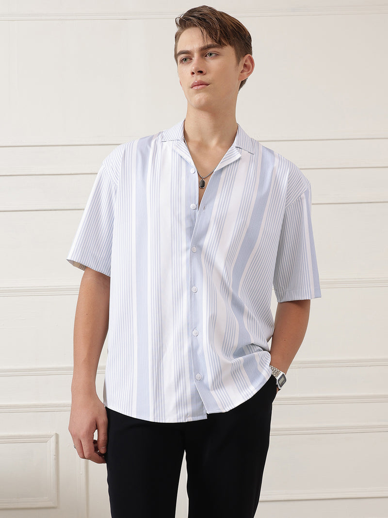 Men Striped Resort Shirt