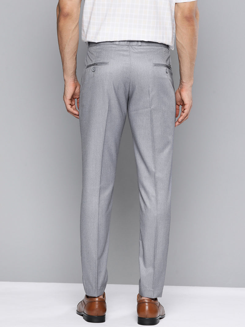 Grey: Tapered Fit casual Trouser