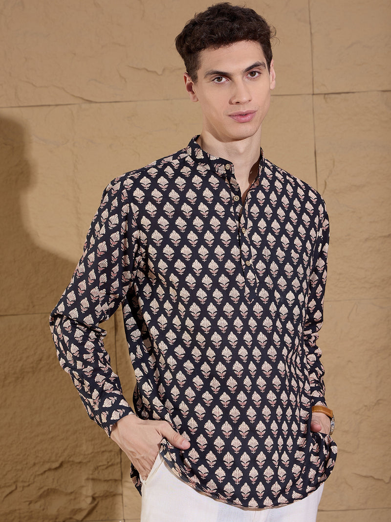 Block Printed Sustainable Short Kurta