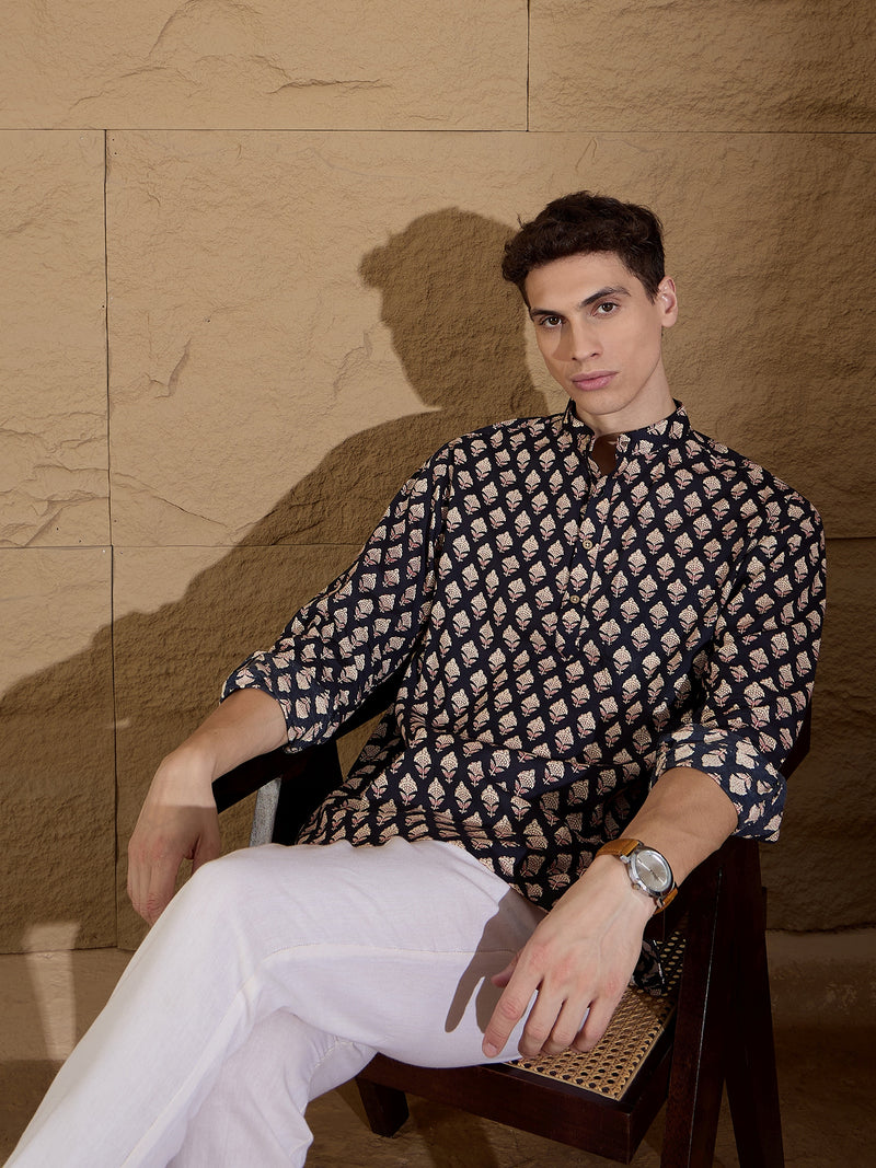 Block Printed Sustainable Short Kurta