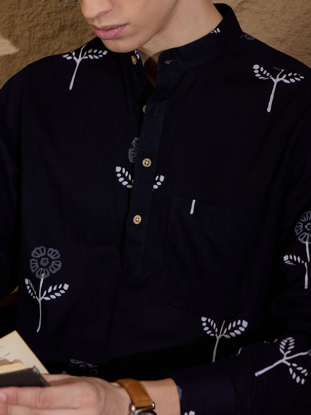 Floral Printed Short Casual Kurta