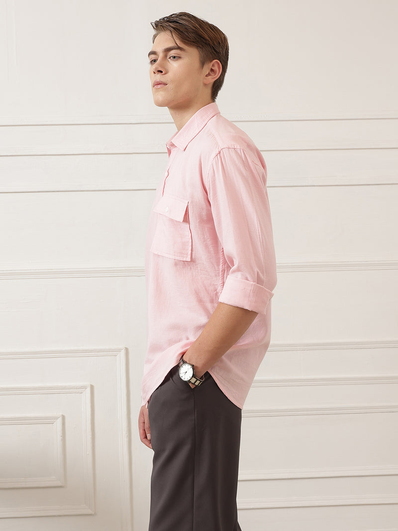 Oversized Flap Pocket Shirt