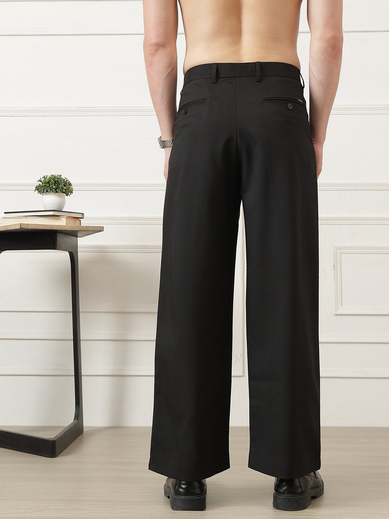 Wide Leg Pleated Korean Pant