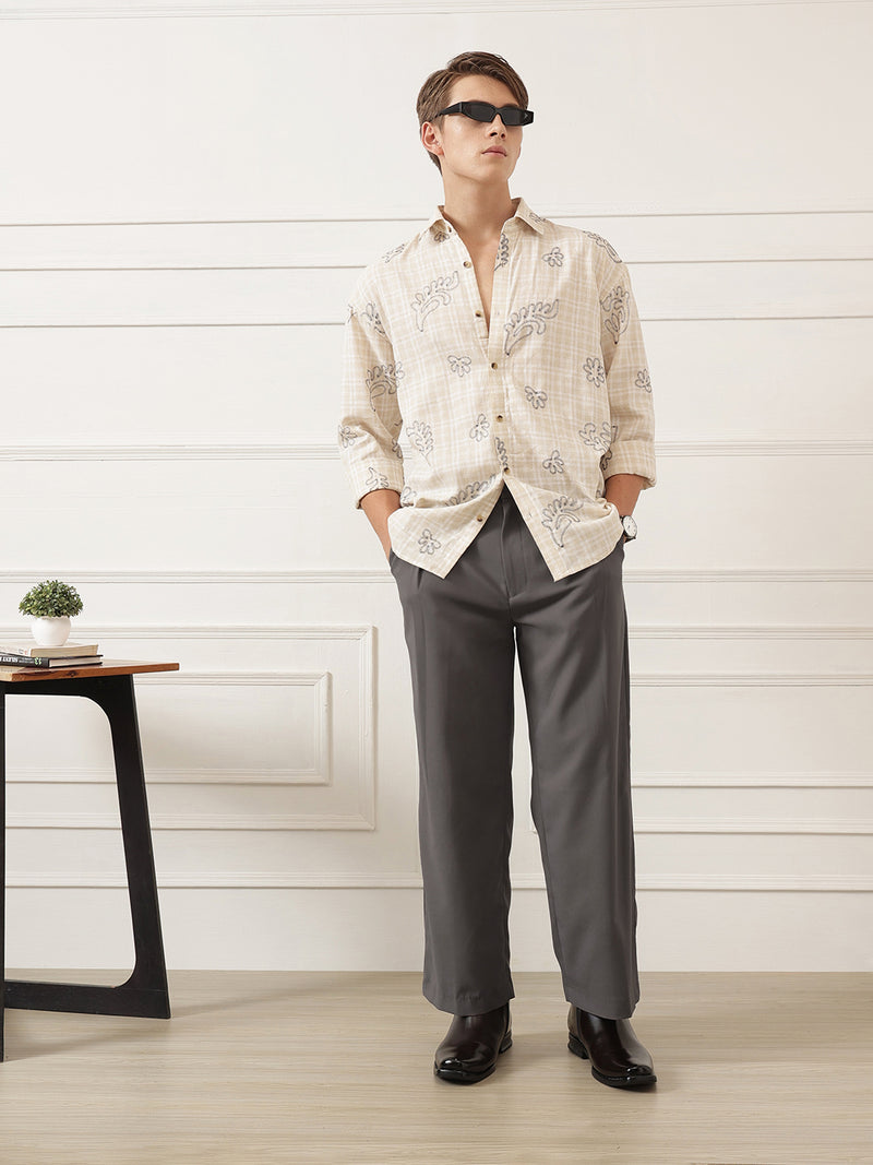 Wide Leg Pleated Korean Pant