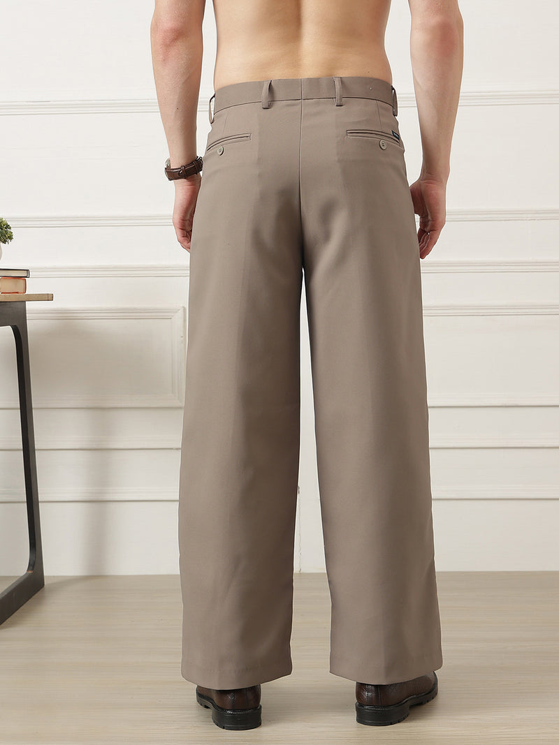 Wide Leg Pleated Korean Pant