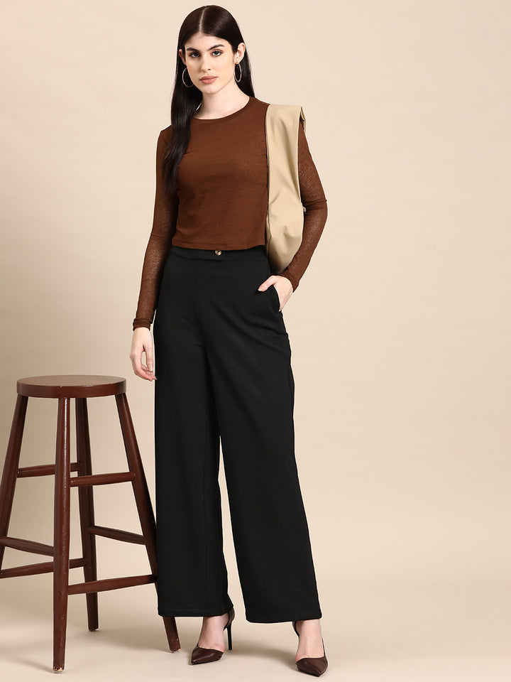 DENNISON Smart High-Rise Pleated Trousers