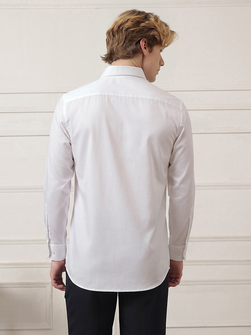 Spread Collar Formal Shirt