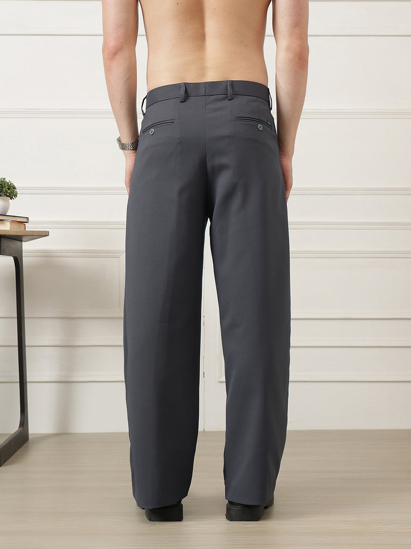 Wide Leg Pleated Korean Pant