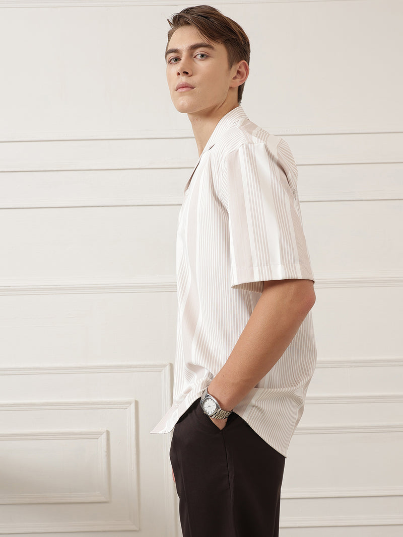 Men Striped Resort Shirt