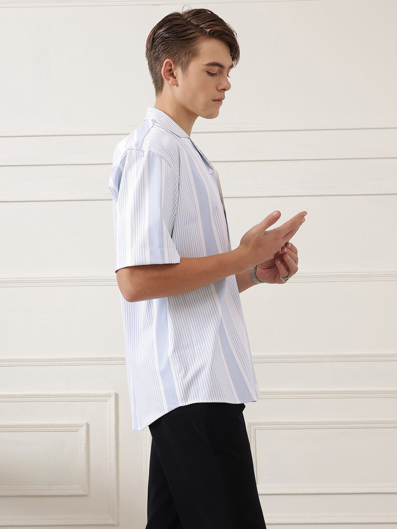 Men Striped Resort Shirt