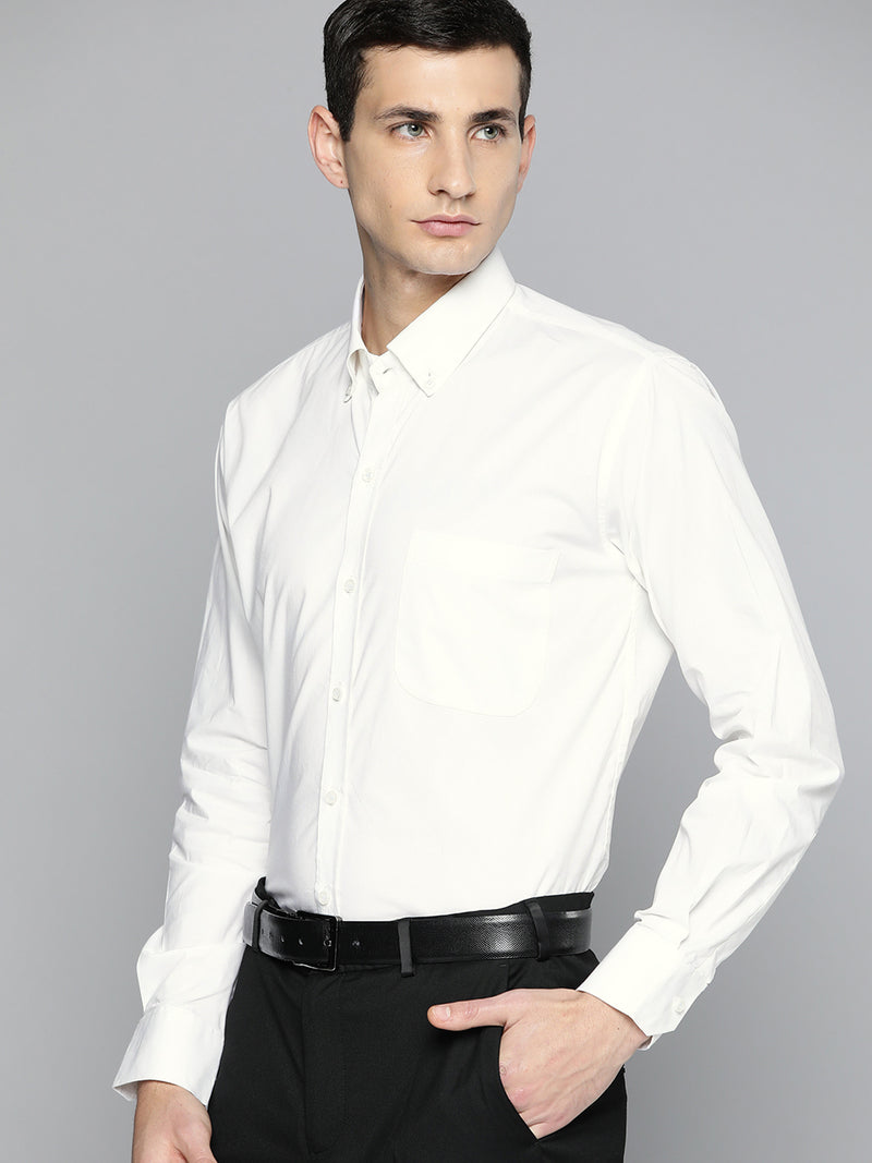 White: Party Wear Formal Shirt