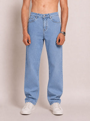 Light Fade Baggy Jeans