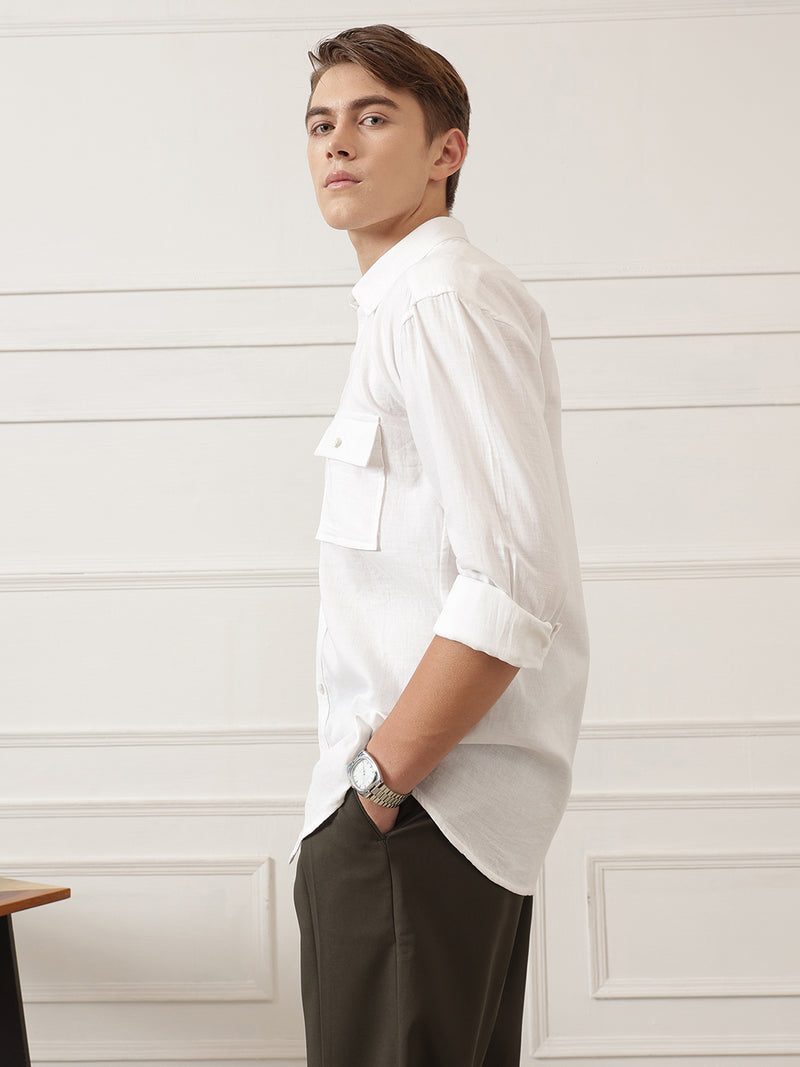 Oversized Flap Pocket Shirt