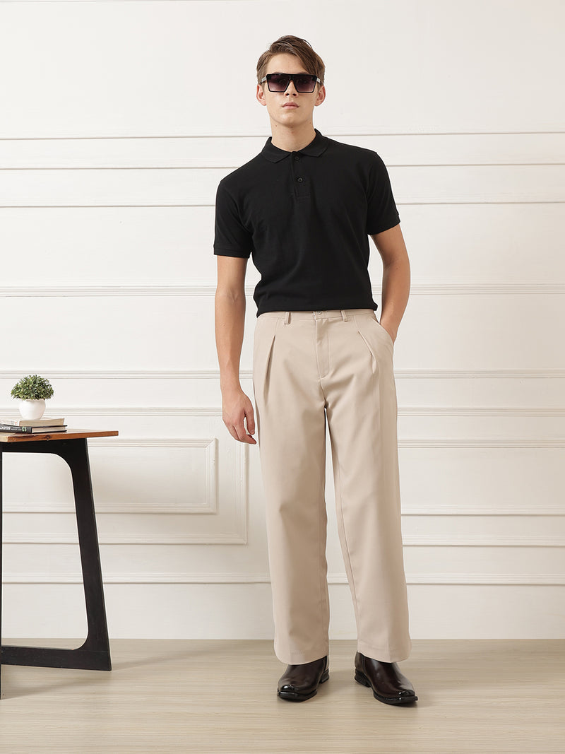 Wide Leg Pleated Korean Pant