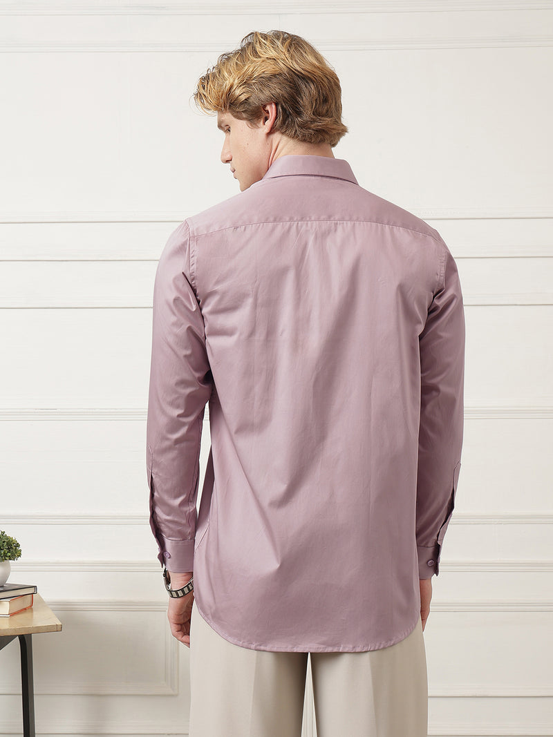 Spread Collar Formal Shirt