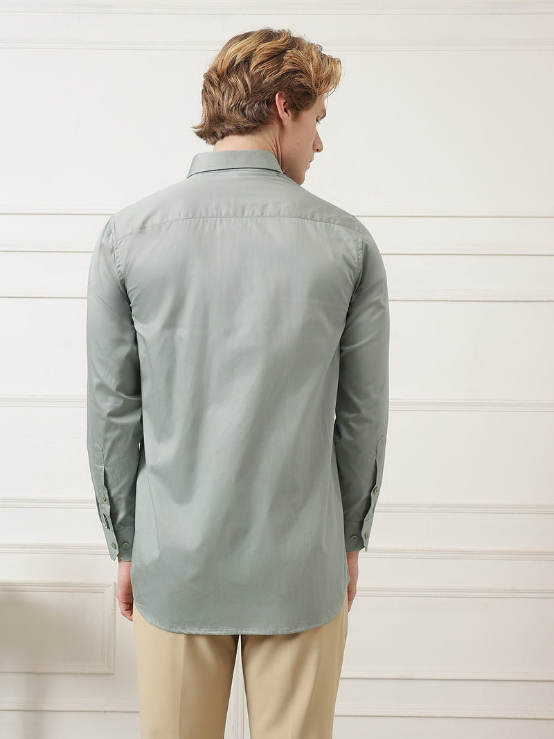 Spread Collar Formal Shirt