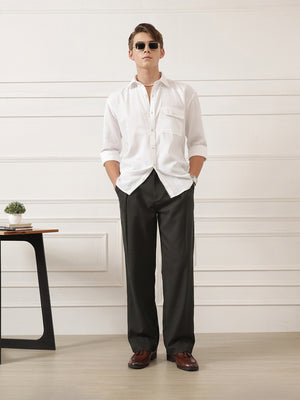 Korean Pleated Pant - Wide Leg