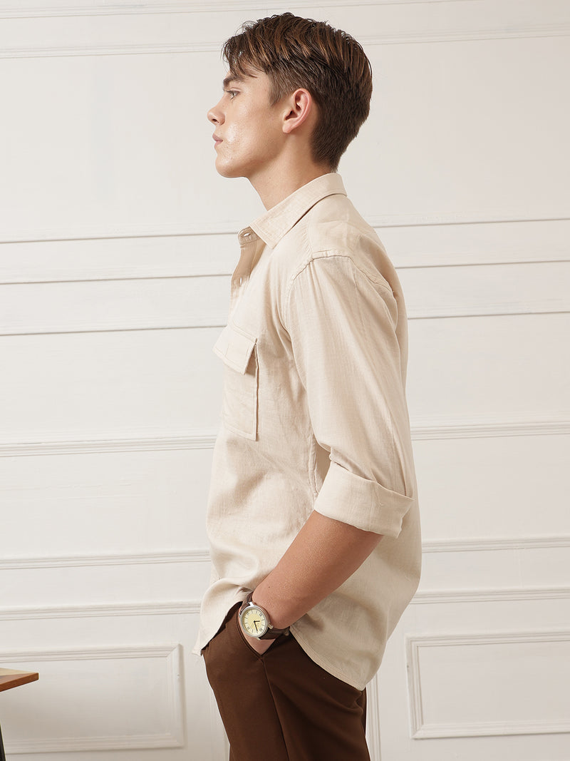 Oversized Flap Pocket Shirt
