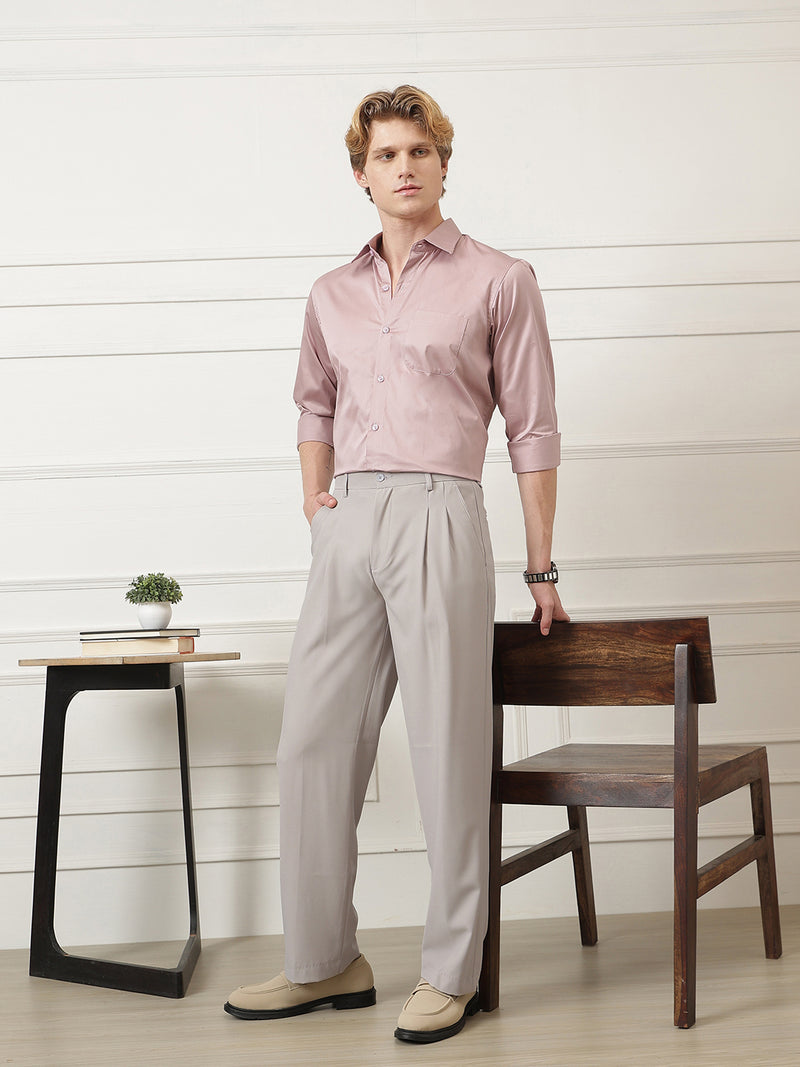 Korean Baggy Fit Double Pleated Trouser