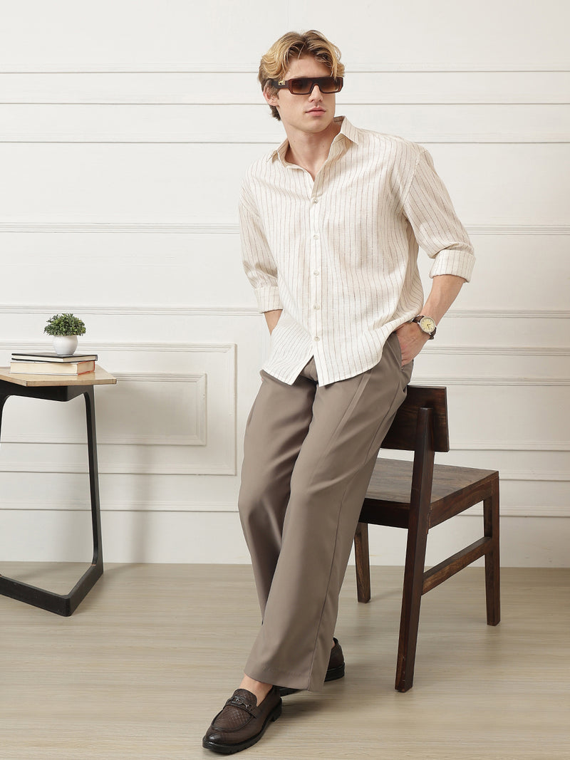 Wide Leg Pleated Korean Pant