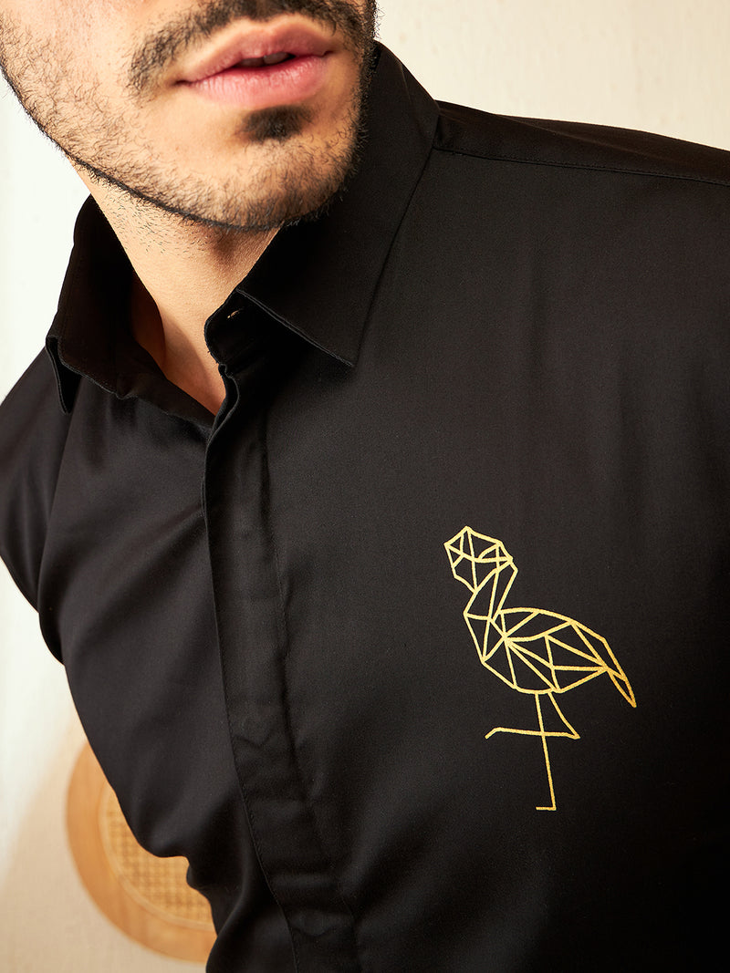 Black Casual Shirt