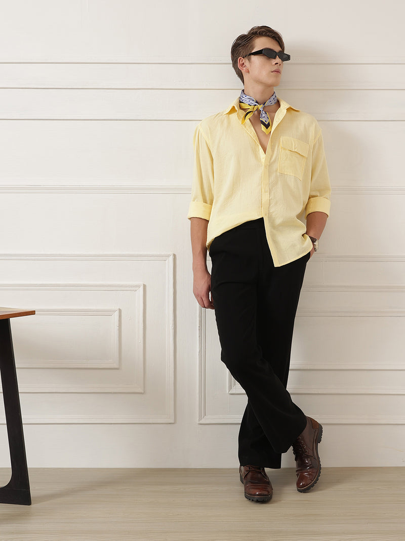Oversized Flap Pocket Shirt