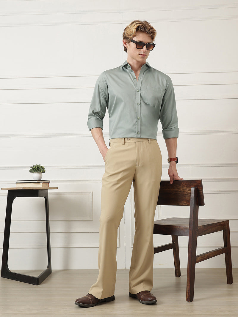 Spread Collar Formal Shirt