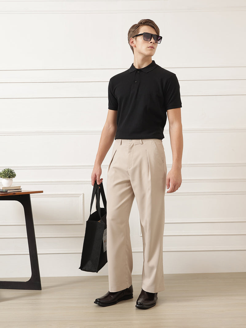 Wide Leg Pleated Korean Pant