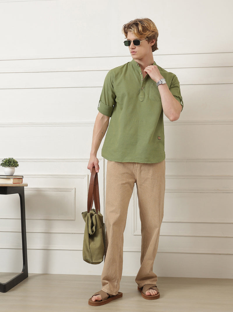 Mandarin Everyday Short Kurta