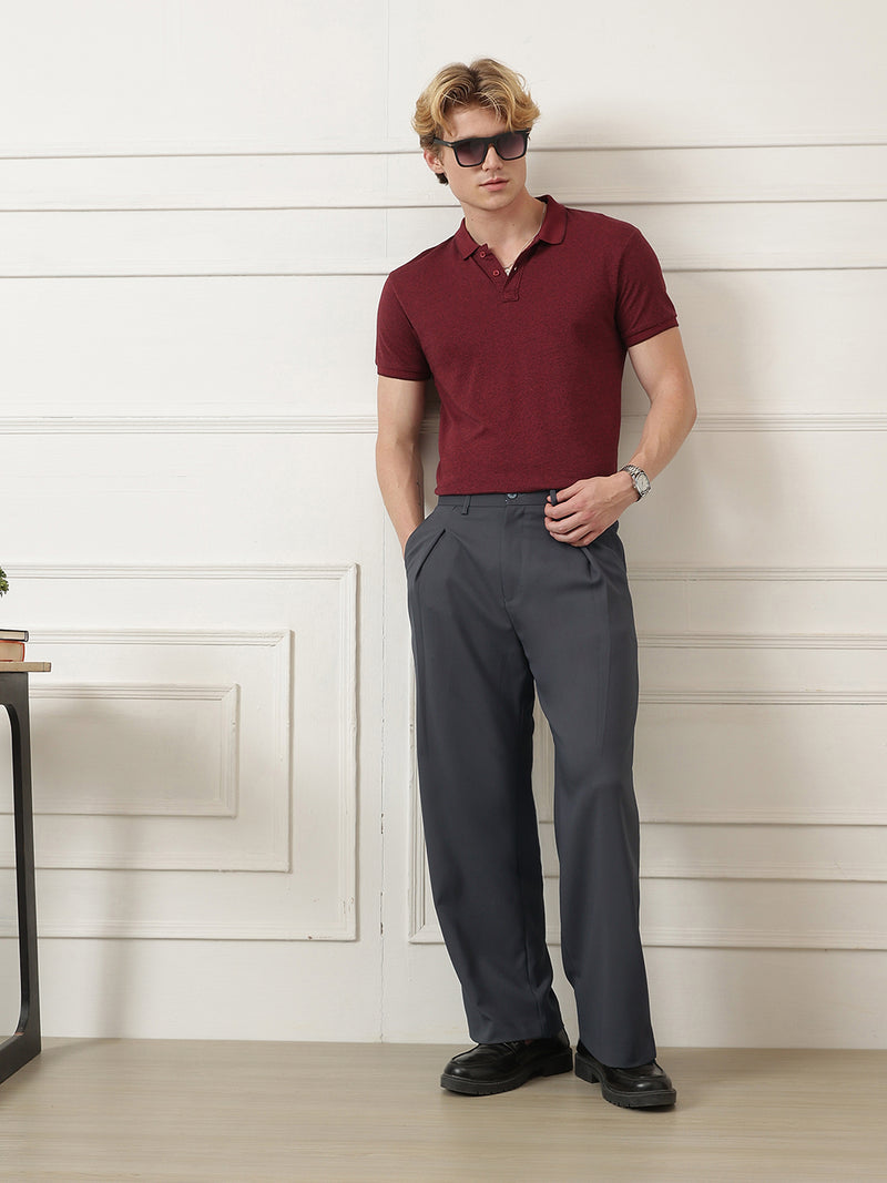 Wide Leg Pleated Korean Pant