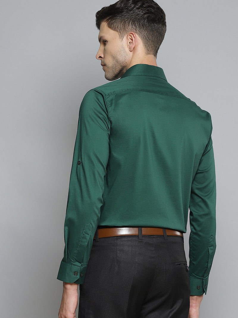 Green: Party Wear Formal Shirt