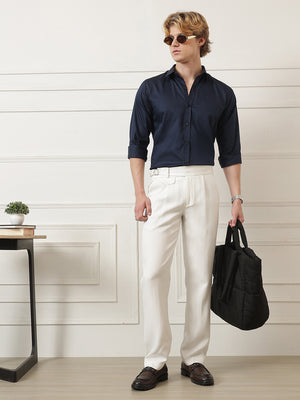 Spread Collar Formal Shirt
