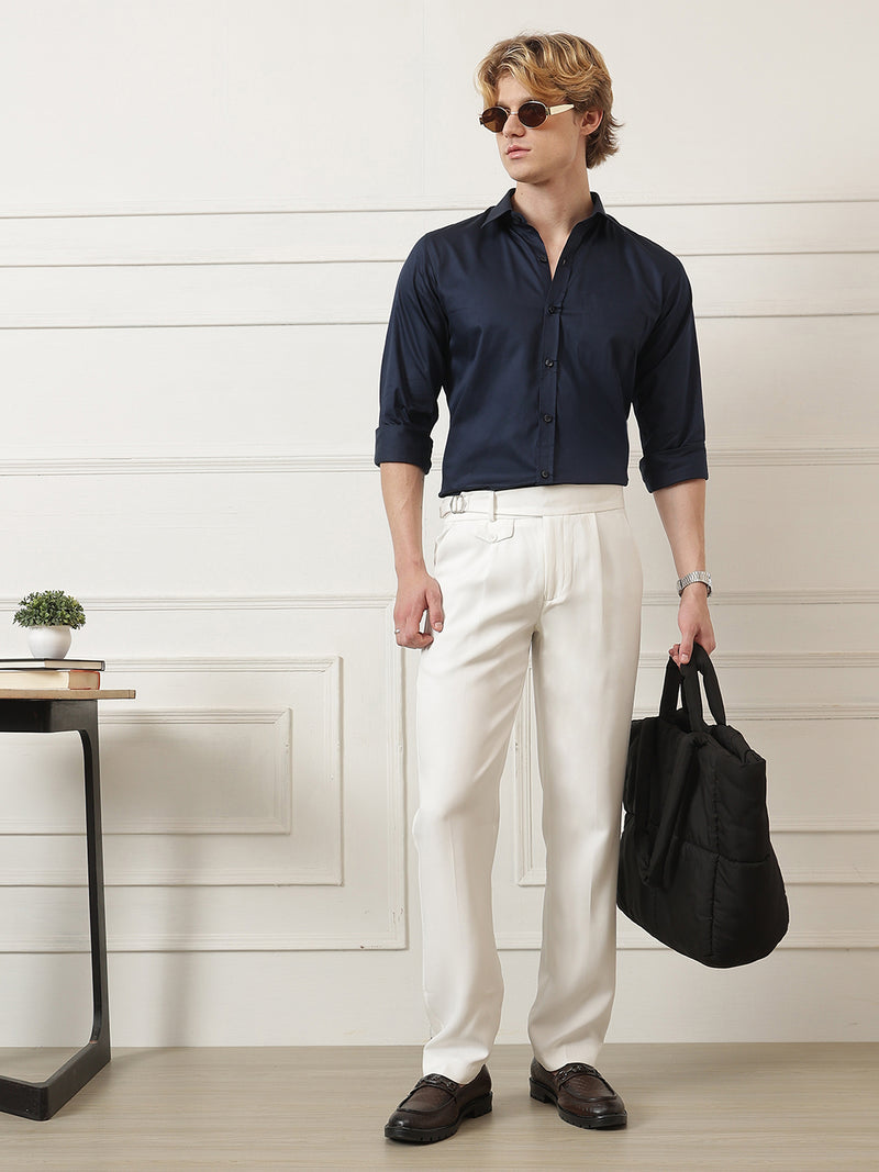 Spread Collar Formal Shirt