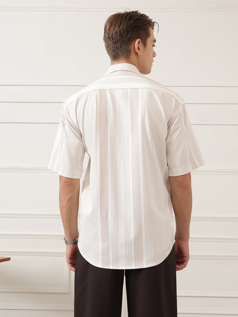 Men Striped Resort Shirt