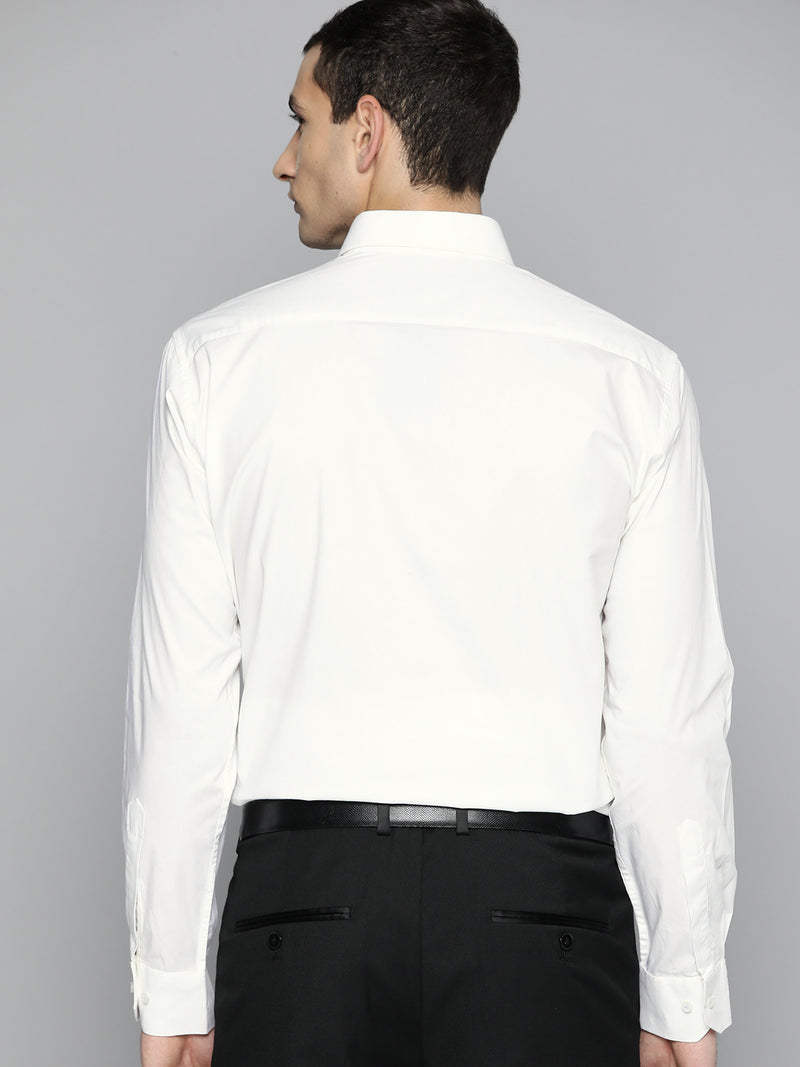 White: Party Wear Formal Shirt