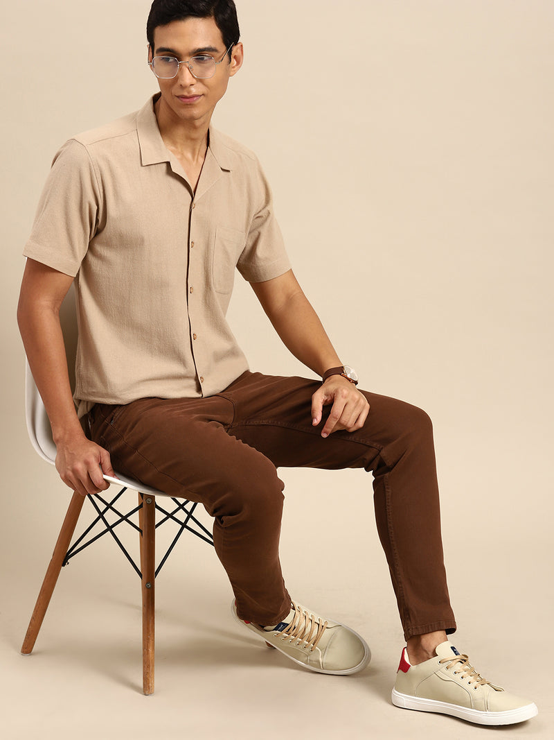 DENNISON Men Smart Opaque Casual Shirt