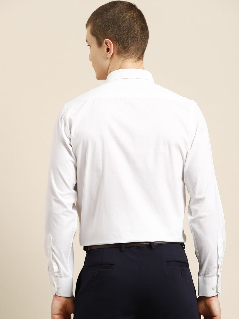 White: Laffer Smart Opaque Formal Shirt