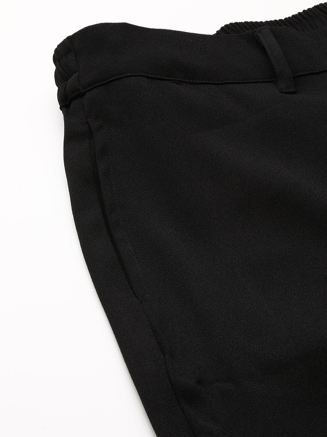 DENNISON Smart Straight Fit High-Rise Trousers