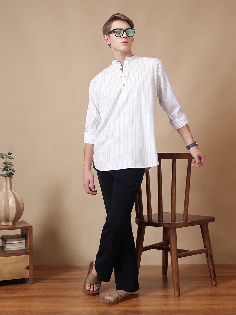 Everyday White Short Kurta
