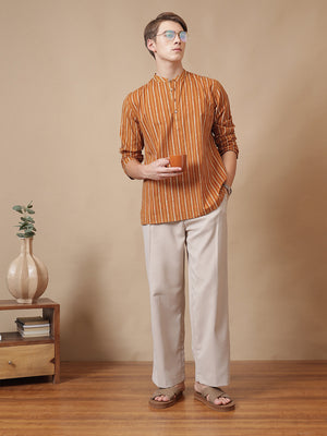 Retro Striped Kurta