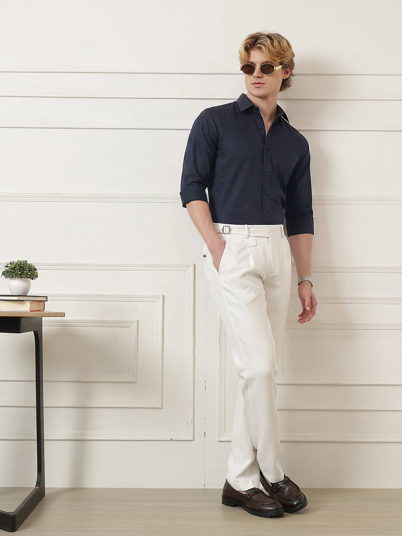 Spread Collar Formal Shirt
