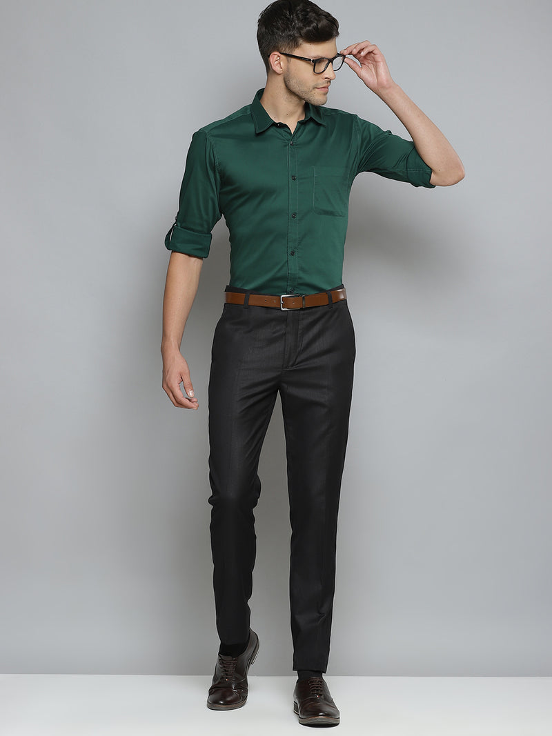 Green: Party Wear Formal Shirt